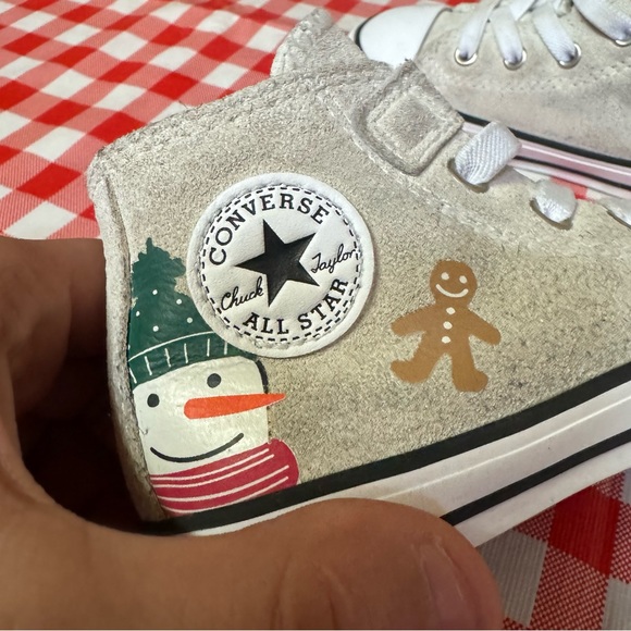 Converse Chuck Taylor All Star 1V Hi Winter Holidays Toddler size 8 - Picture 6 of 12
